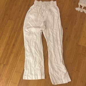 Ci Sono White Wide Leg Pants